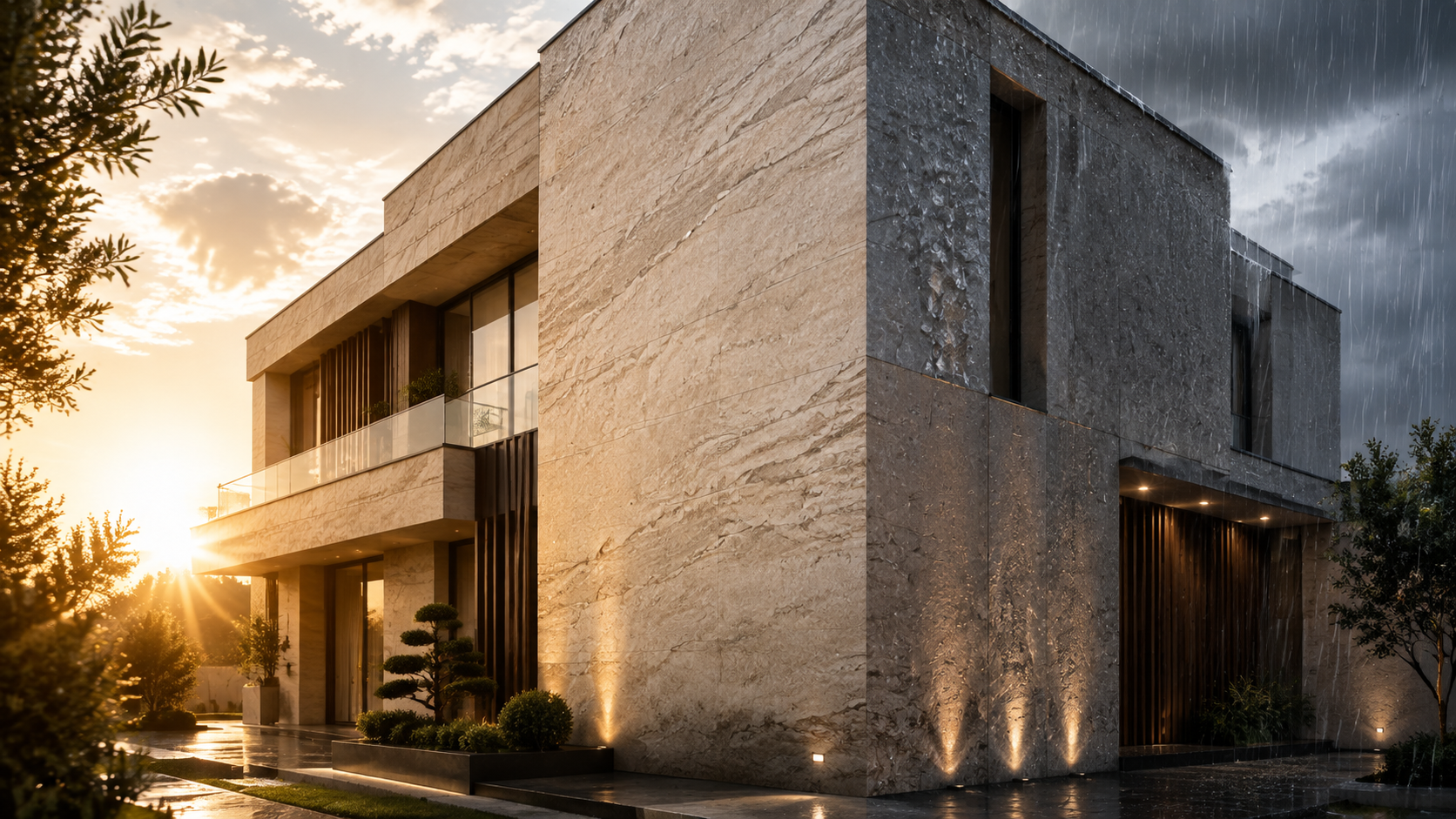 میکرواستون نما؛ مقاومت در برابر آفتاب، باران و زمان